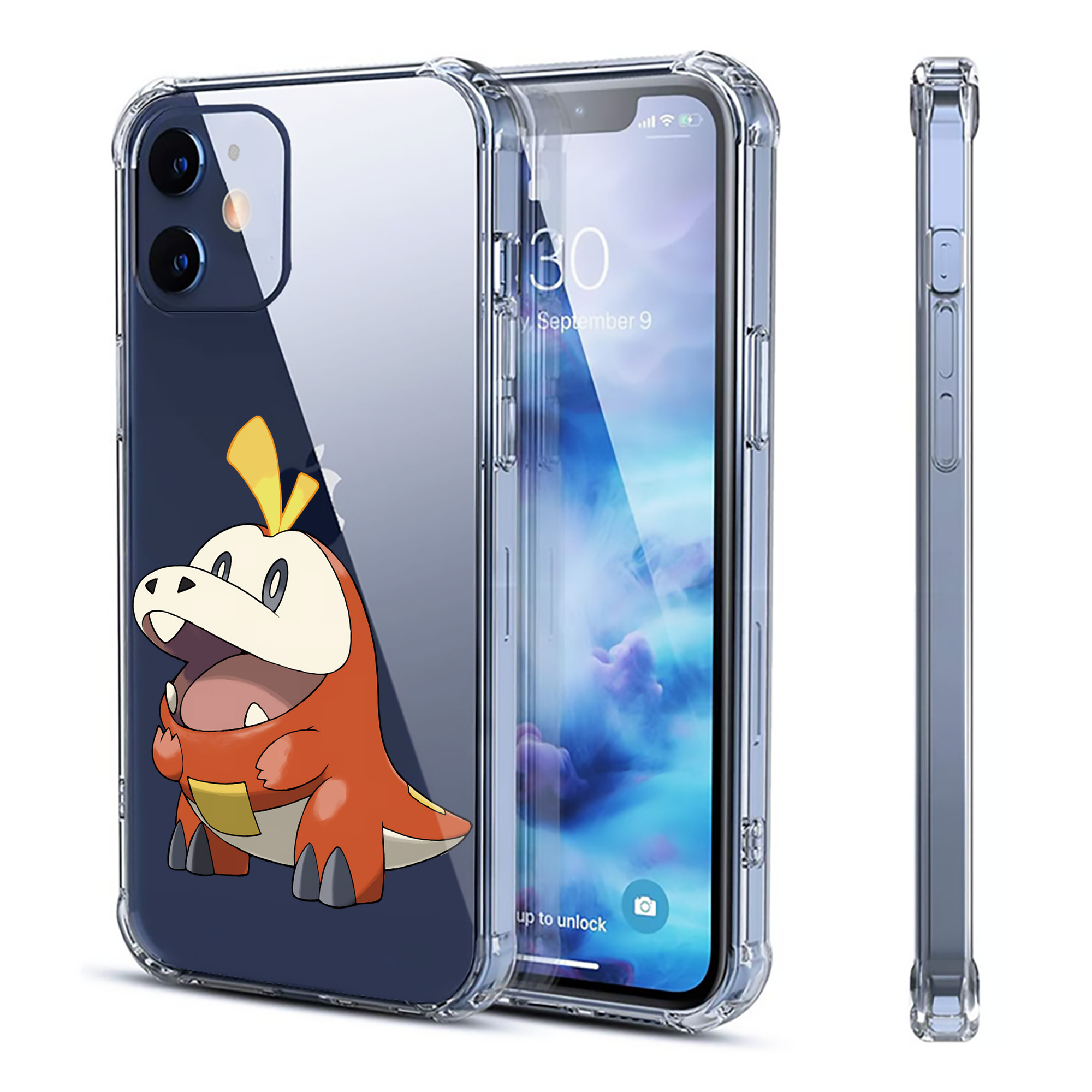 （画像用） ポケットモンスター Pokémon 【iPhone 12シリーズ対応】透明スマホケース（クリアソフトケース）